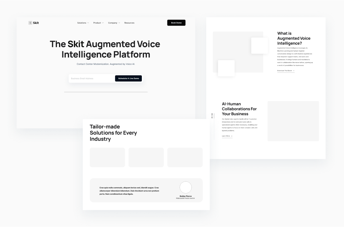 UX Design Tips for Making Your Website More Accessible by showing off wireframes