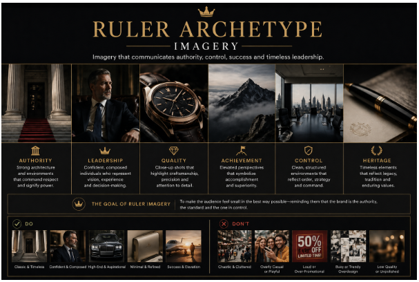 The Ruler Archetype in Branding imagery